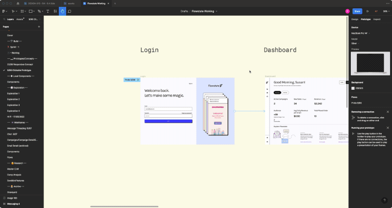Flowstate interaction animation